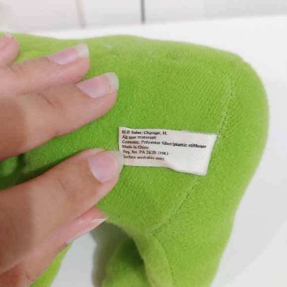 Muppet Babies Santa Hat Kermit Plush Doll Vintage 1987 Christmas Henson - Picture 6 of 10